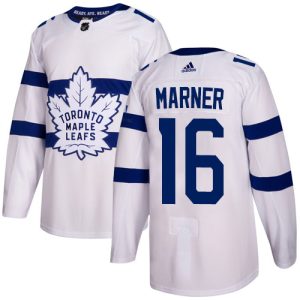 Herren Toronto Maple Leafs Eishockey Trikot Mitchell Marner #16 Authentic Weiß 2018 Stadium Series